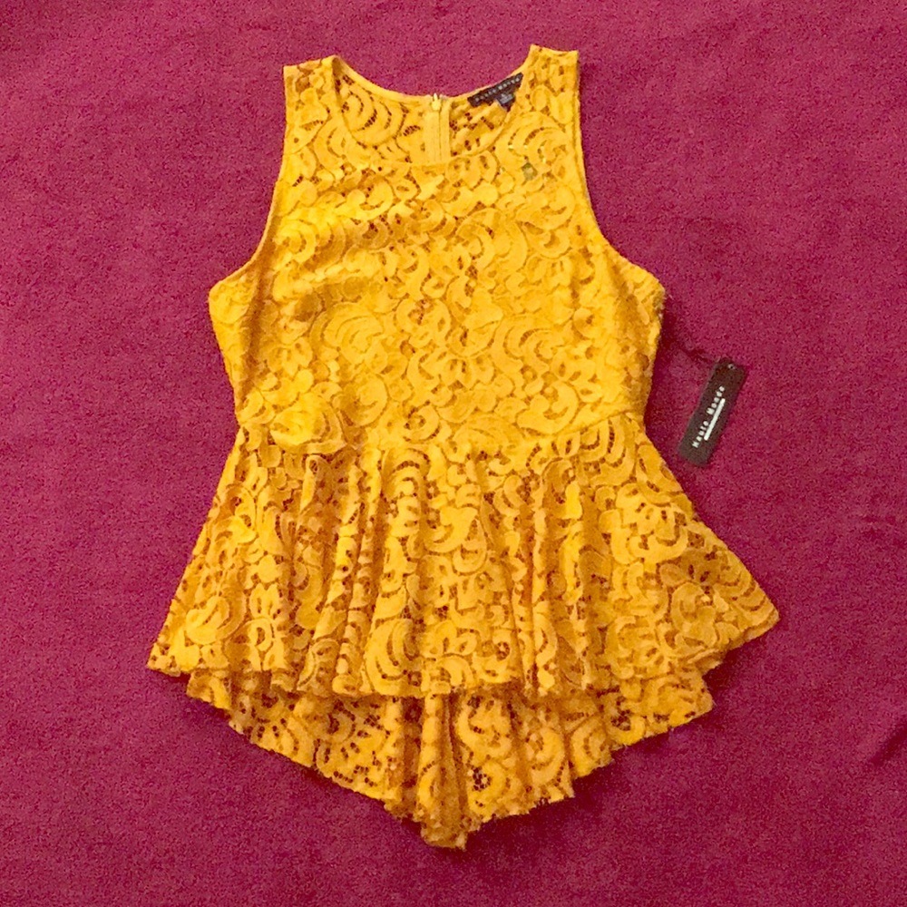 Haute Monde yellow blouse